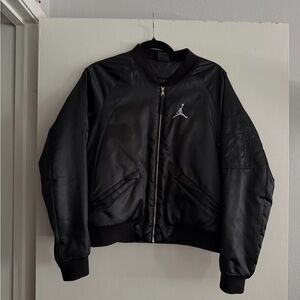 Jordan Black Bomber Jacket, women’s small